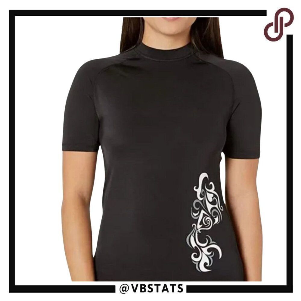 Kanu Surf Women's Breeze‎ UPF 50+ Short Sleeved Active Rashguard & Workout Top